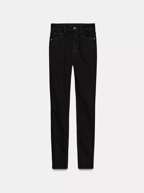 High Waist Black Skinny Jeans